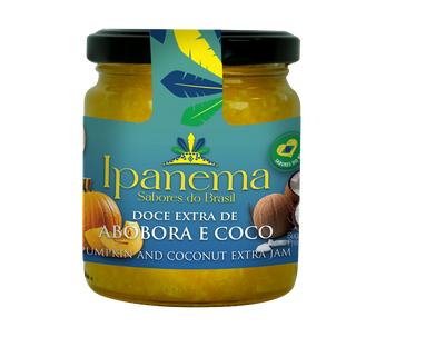 Ipanema-Kürbismarmelade mit Kokosnuss - 250g