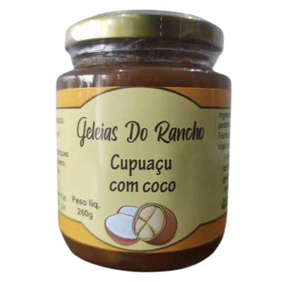 Cupuaçu-Gelee mit Kokosnuss