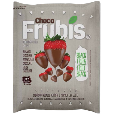 Getrocknete Erdbeeren mit Milchschokolade – 25 g