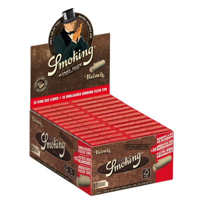 Smoking Papers King Size Braun + Tips