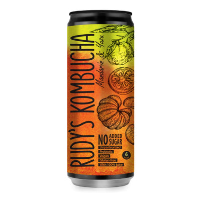 Kombucha de Tangerina e Yuzu Sem Álcool - 330ml