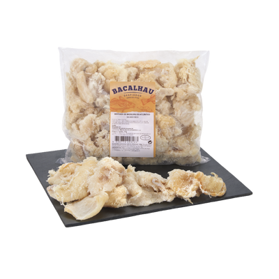 Bacalhau do Atlântico Salgado e Desfiado - 1kg