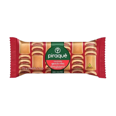 Biscoito Roladinho Recheado de Goiaba - 75g