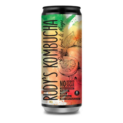 Kombucha sem álcool de manga e maracujá - 330ml