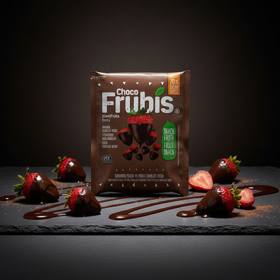 Dehydrated Strawberry with Dark Chocolate - 25g