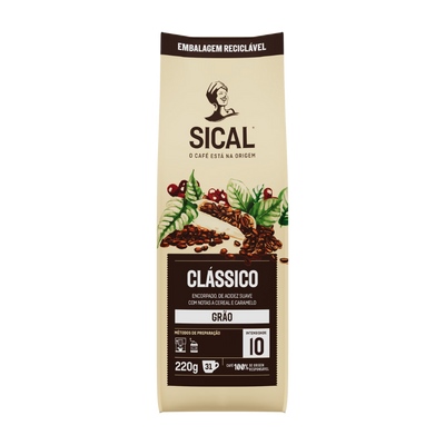 Classic Roasted Coffee Beans - 220g