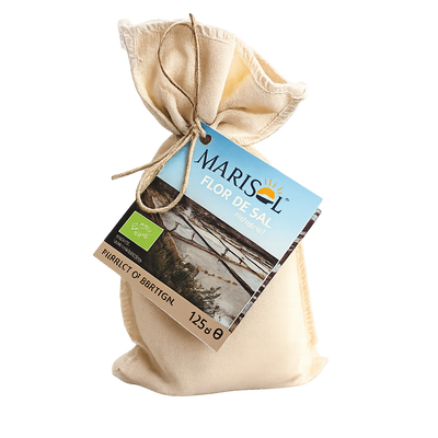 Artisanal Organic Fleur de Sel Hand-Harvested Sea Salt - 125g