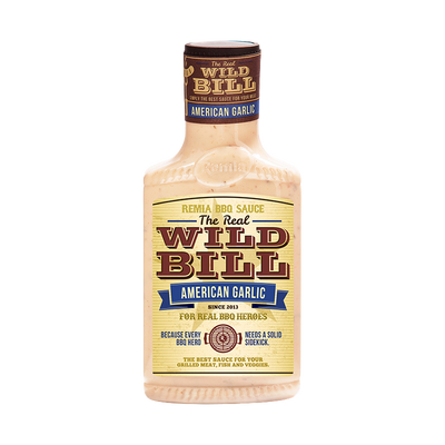 Wild Bill BBQ-Sauce Amerikanischer Knoblauch - 450ml