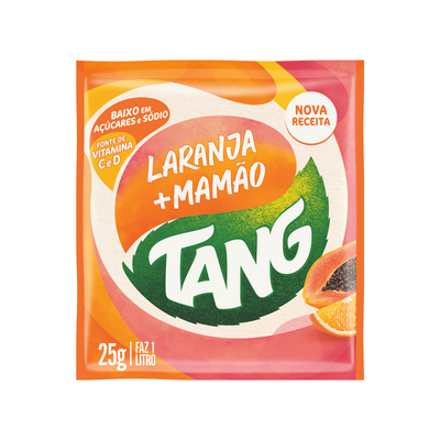 Refresco em Pó Laranja com Mamão - 18g
