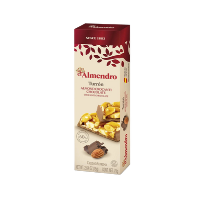 Turron Mandel-Crocanti mit Schokolade - 75 g