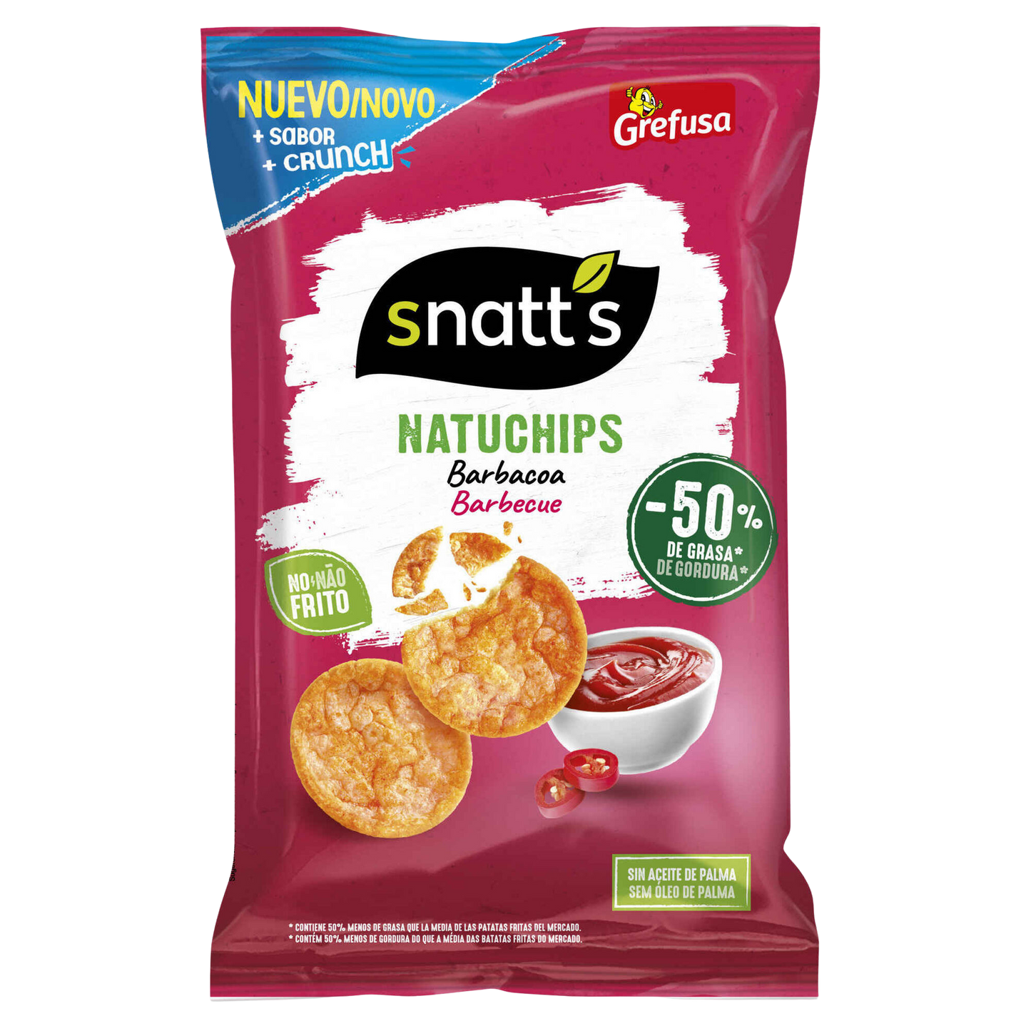 Snatt's Natuchips Barbecue - 65g