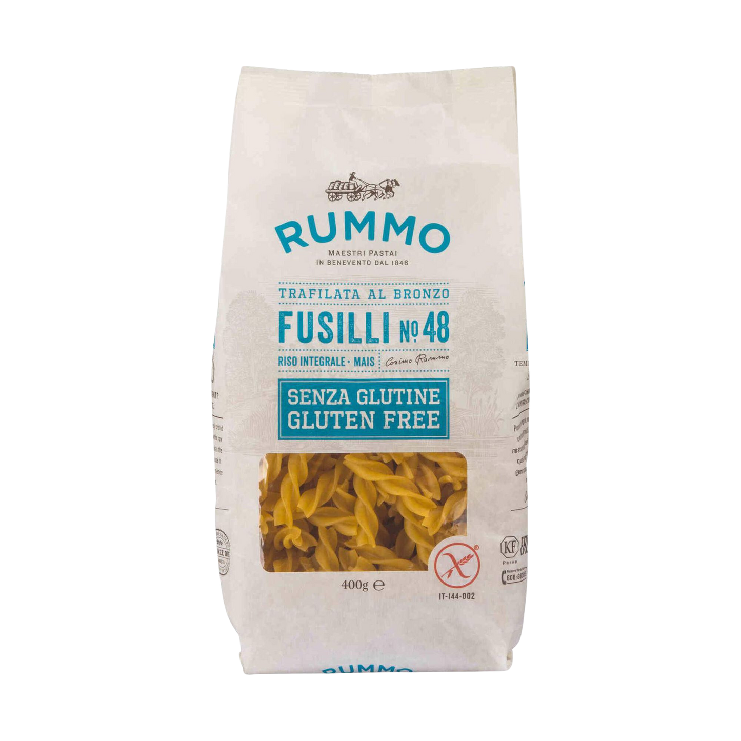 Glutenfreie Fusilli-Nudeln – 500 g