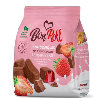 Bon Roll Choconolas Morango 120G