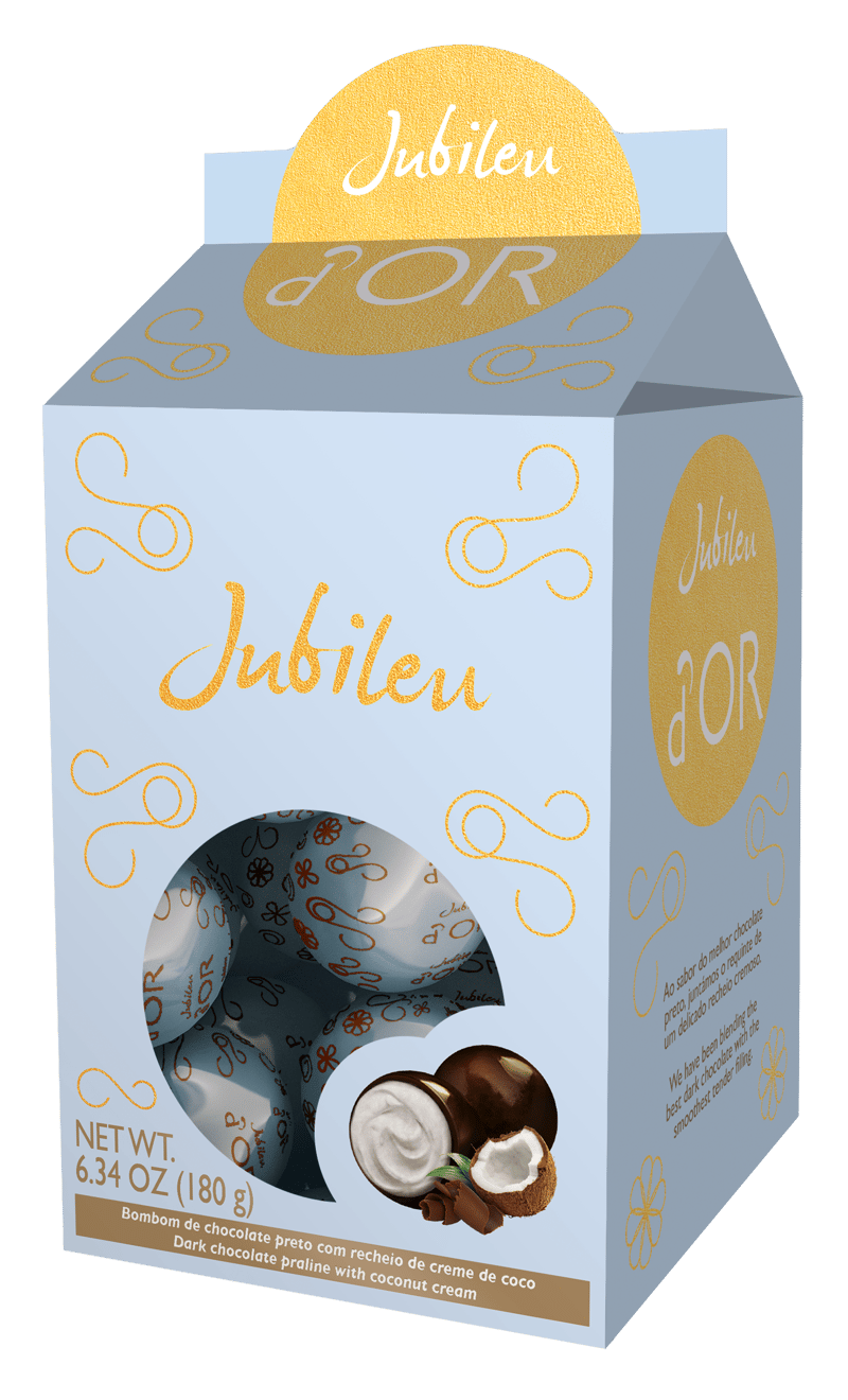 Dark Chocolate Bonbon with Coconut Cream Filling - 180g