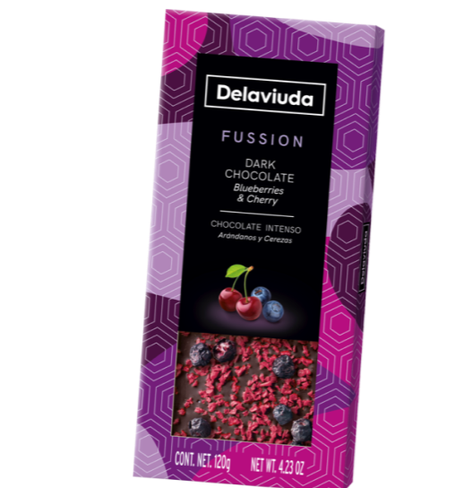 Dark Chocolate, Cherry and Blueberry Tablet - 120g