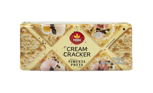 Bolacha Cream Cracker Pimenta Preta - 200g