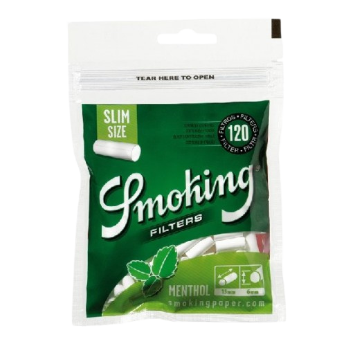 Filters Menthol Slim 6mm Bag 120uni