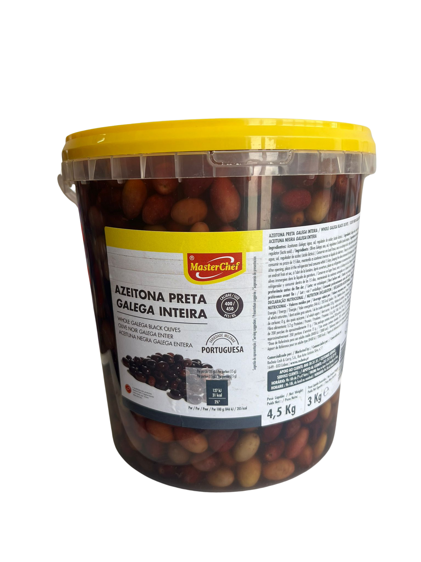 Bucket Black Galician Olive - 3kg