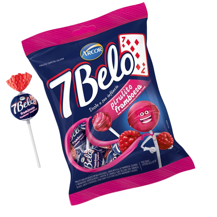 Lollipop 7 Schöne Himbeere - 500g