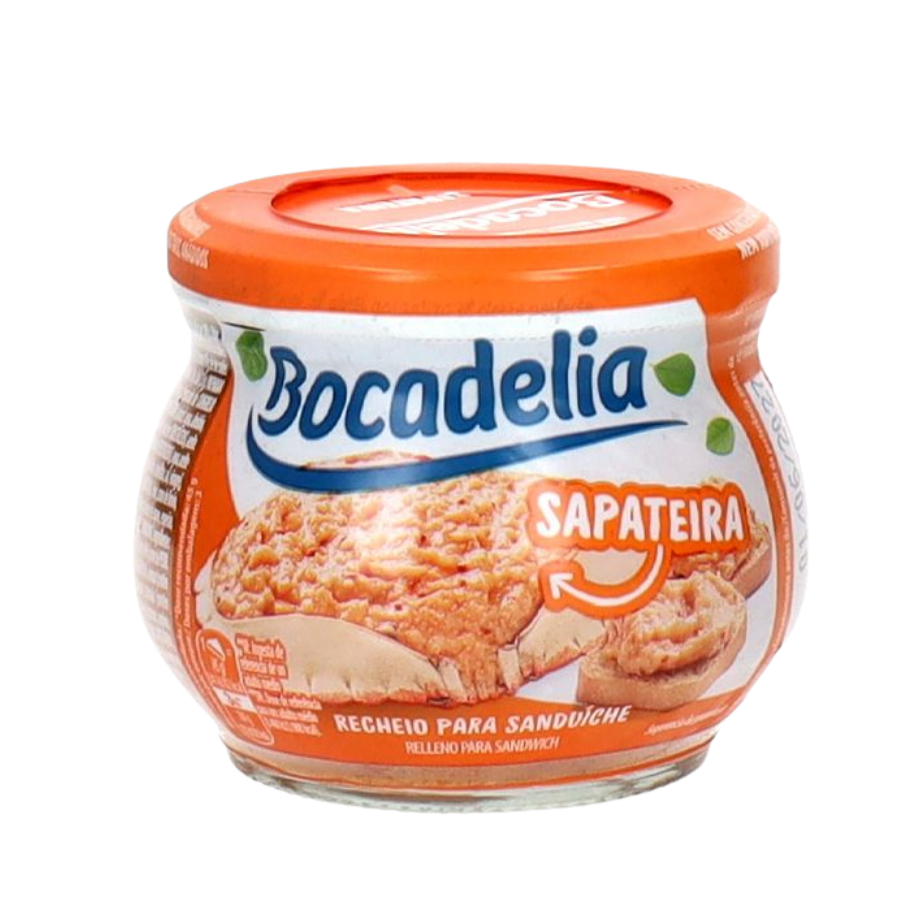 Jar of Bocadelia Sapateira on a white background