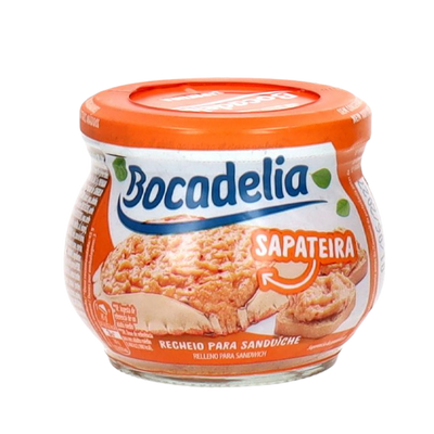 Jar of Bocadelia Sapateira on a white background