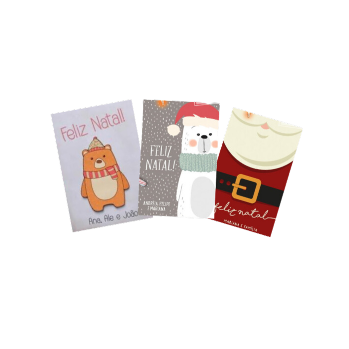 Postkartengeschenk mit personalisierter Nachricht