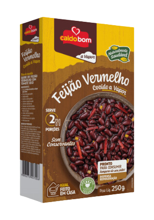 Feijão Vermelho a Vapor - 250g