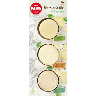 Cork Board with 3 Cheeses - 3 x 80g