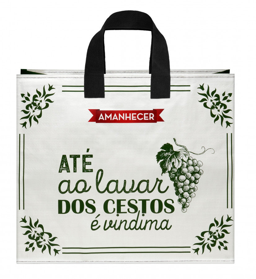 Saco de compras em ráfia – reutilizável
