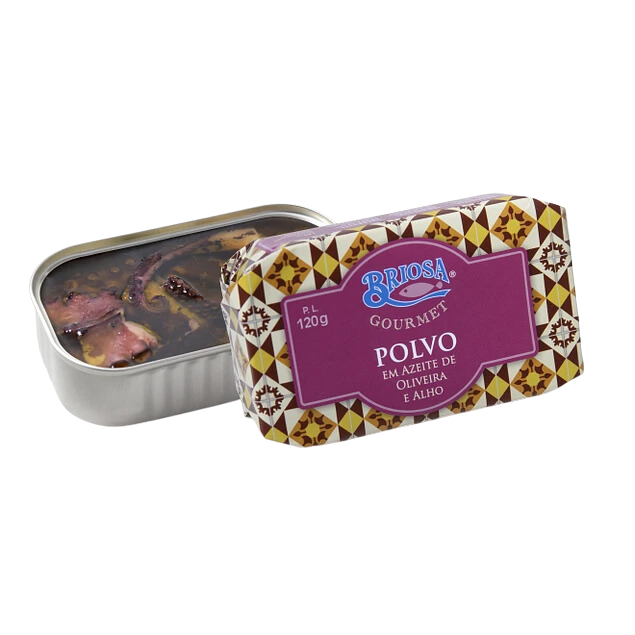 Polvo em Azeite e Alho - 120g