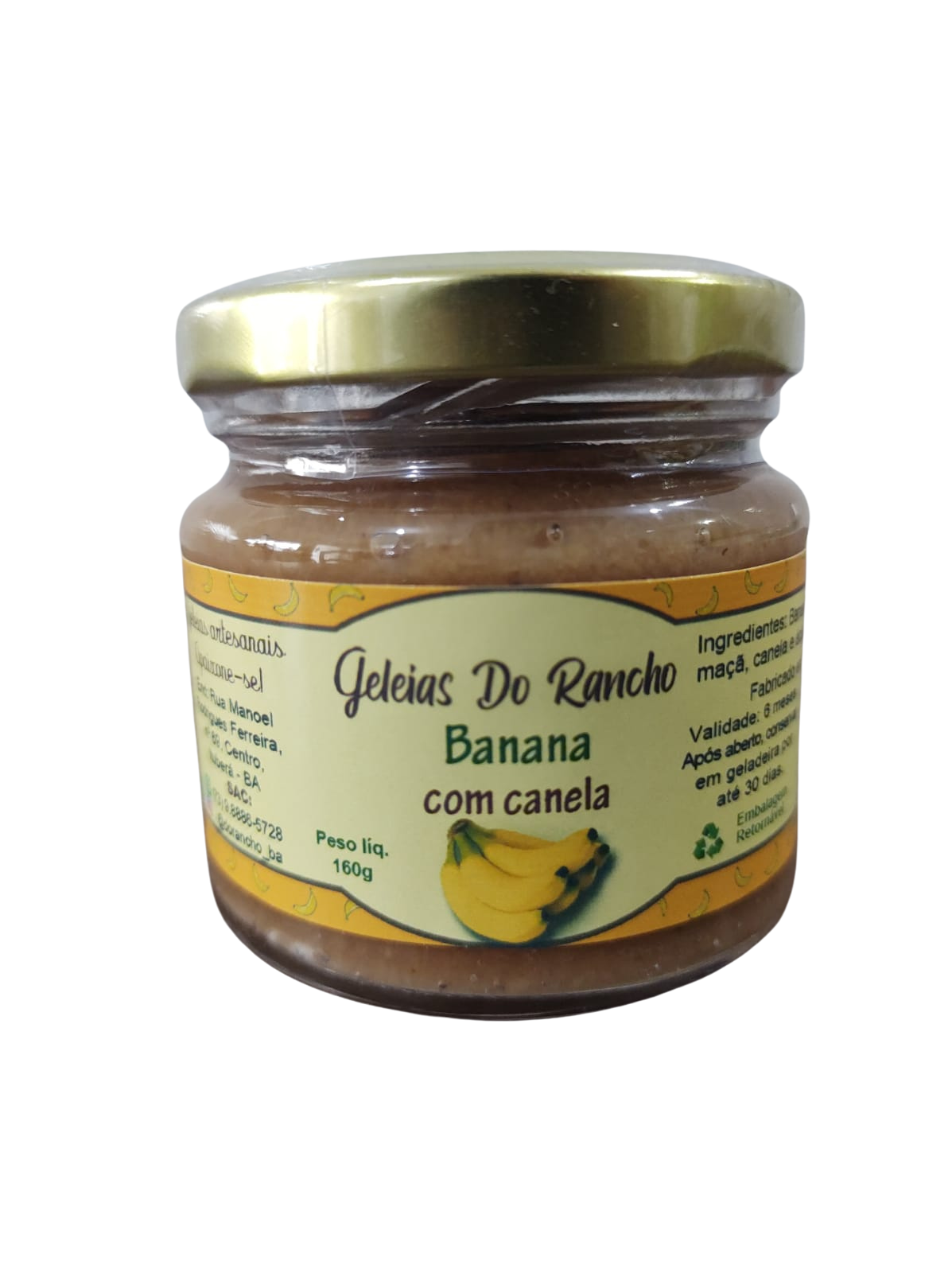 Banana Jam with Cinnamon