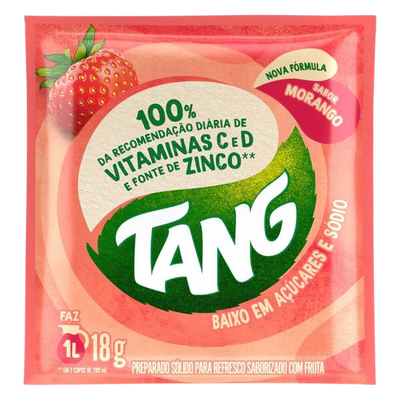 Refresco em Pó Morango - 18g