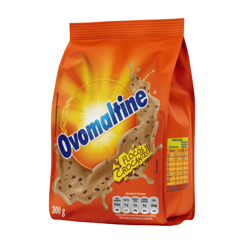 Achocolatado em Pó Flocos Sachê - 300g