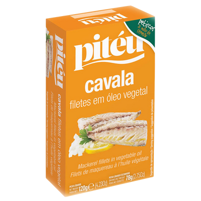 Filete de Cavala em Óleo Vegetal - 120g