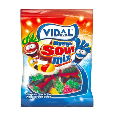 Vidal Gomas Mega Sour Mix - 90g