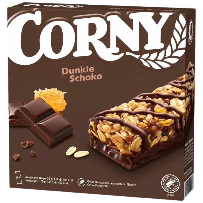 Dark Chocolate Muesli Bar (6x23g) - 138g