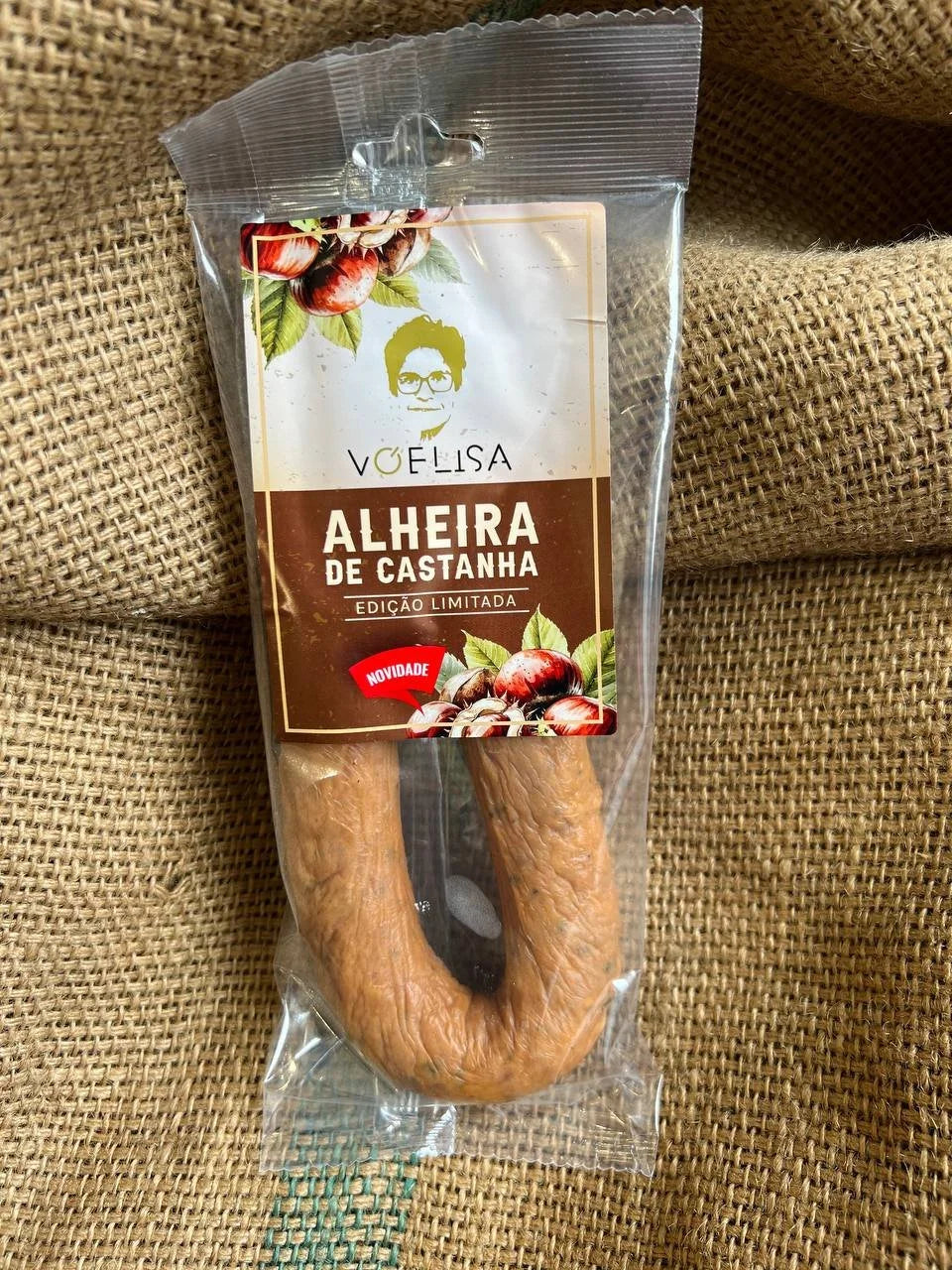 Geräucherte Alheira mit Kastanien - 180g