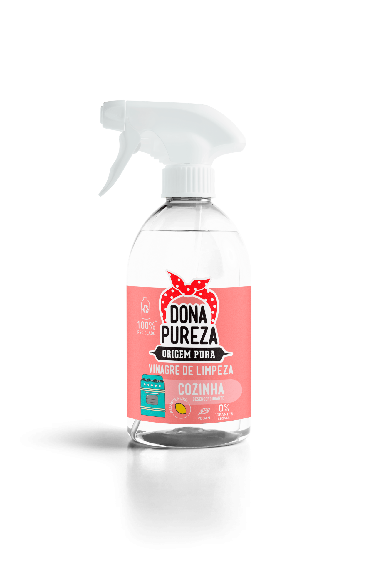 Vinagre de Limpeza Spray Cozinha Limão - 500ml