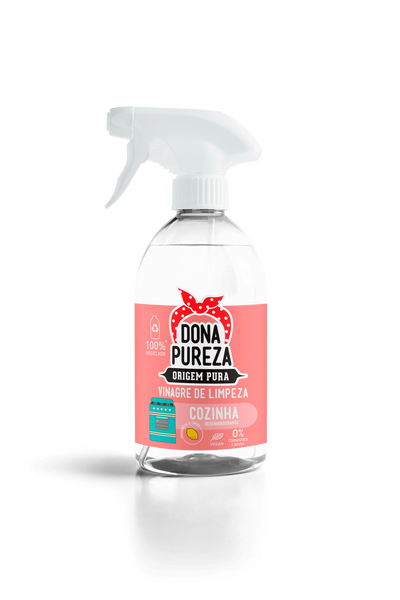 Vinagre de Limpeza Spray Cozinha Limão - 500ml