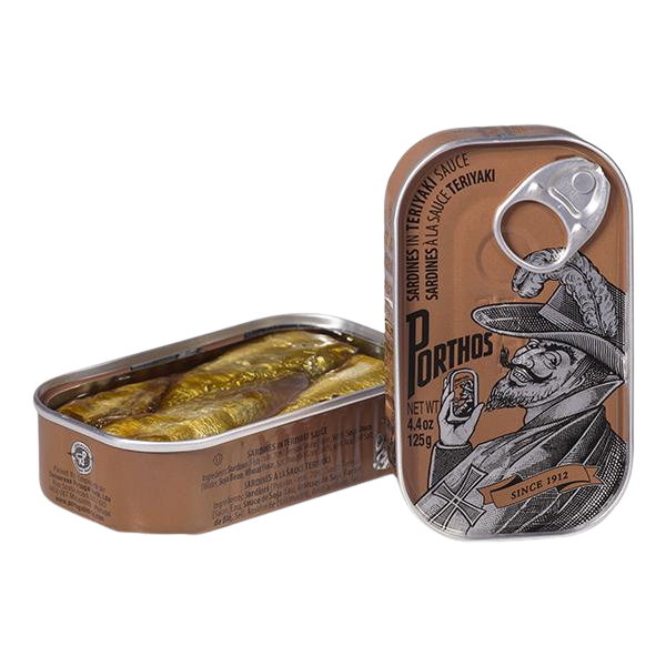 Porthos Vintage Sardines TERIYAKI sauce - 125g