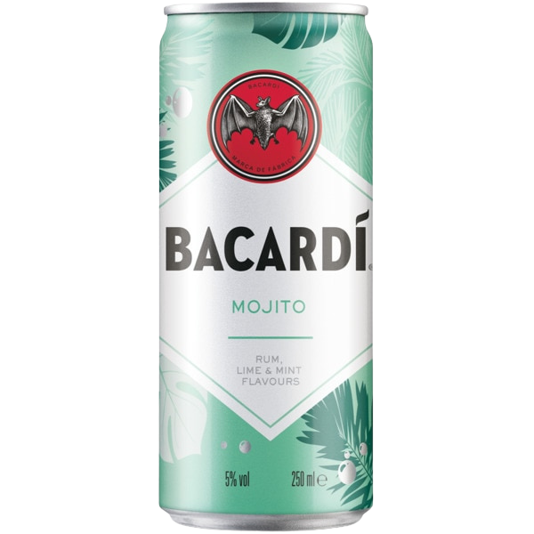 Bacardi Rum Mojito - 250ml