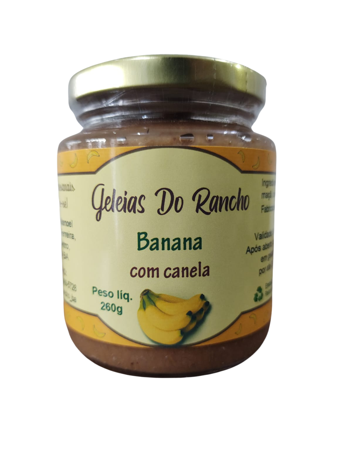 Banana Jam with Cinnamon