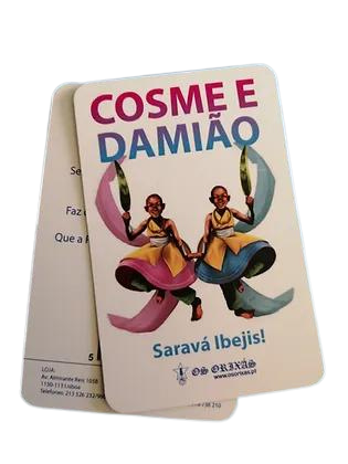 Prayer Card Cosme and Damião