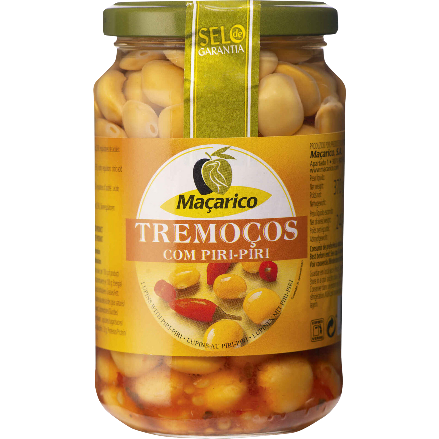 Tremoços Temperados com Piri-Piri - 240g