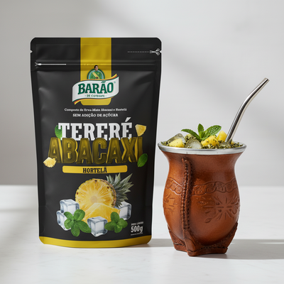 Yerba Mate Tereré mit Ananas und Minze - 500g