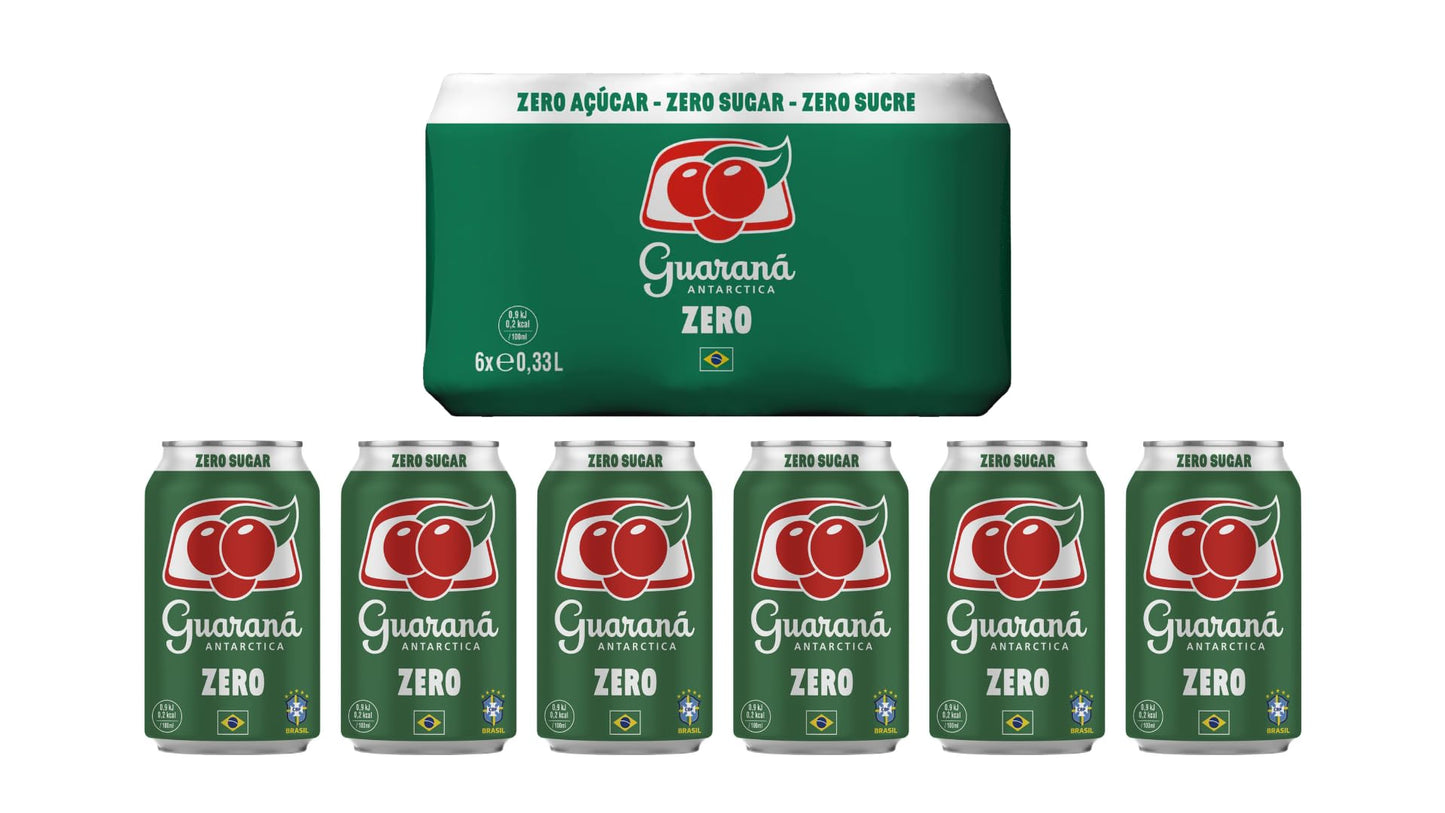Guaraná Zero Soft Drink Can - 330ml