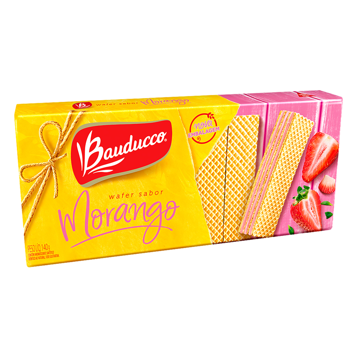 Biscoito Wafer Morango - 140g