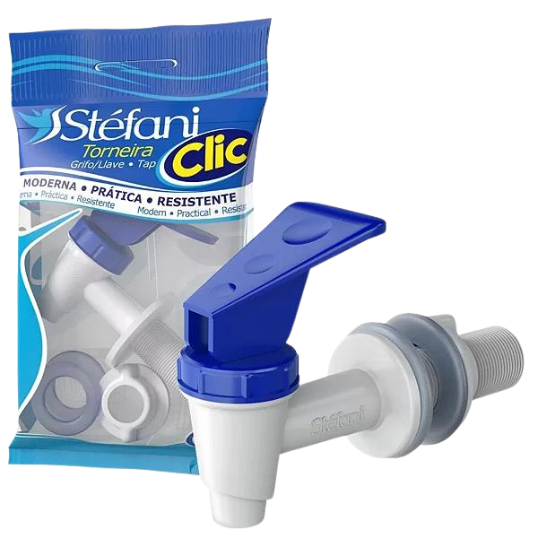 Clic Torneira Azul para Filtro Barro São João