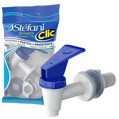 Clic Torneira Azul para Filtro Barro São João