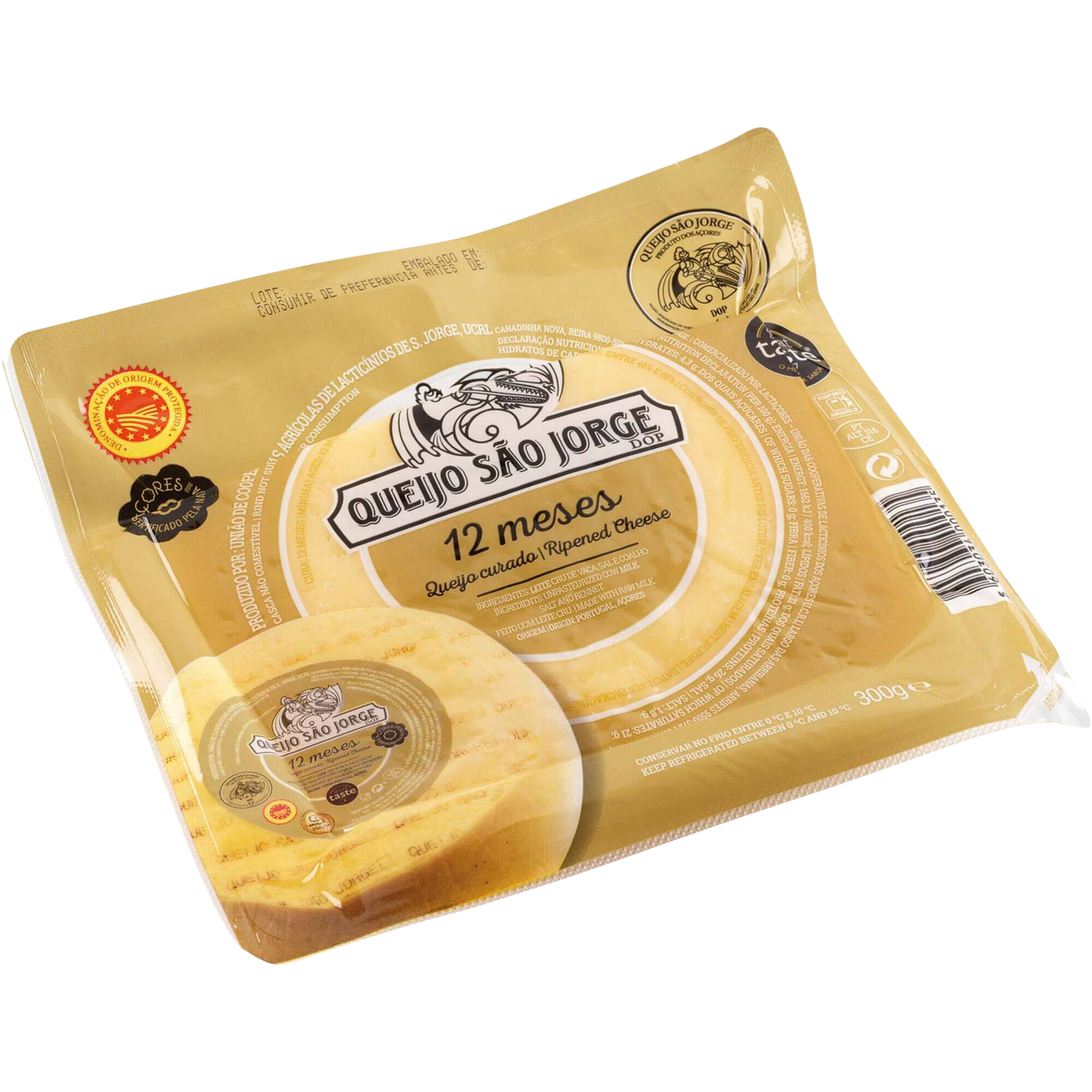 Queijo São Jorge DOP Curado 12 meses - 300g